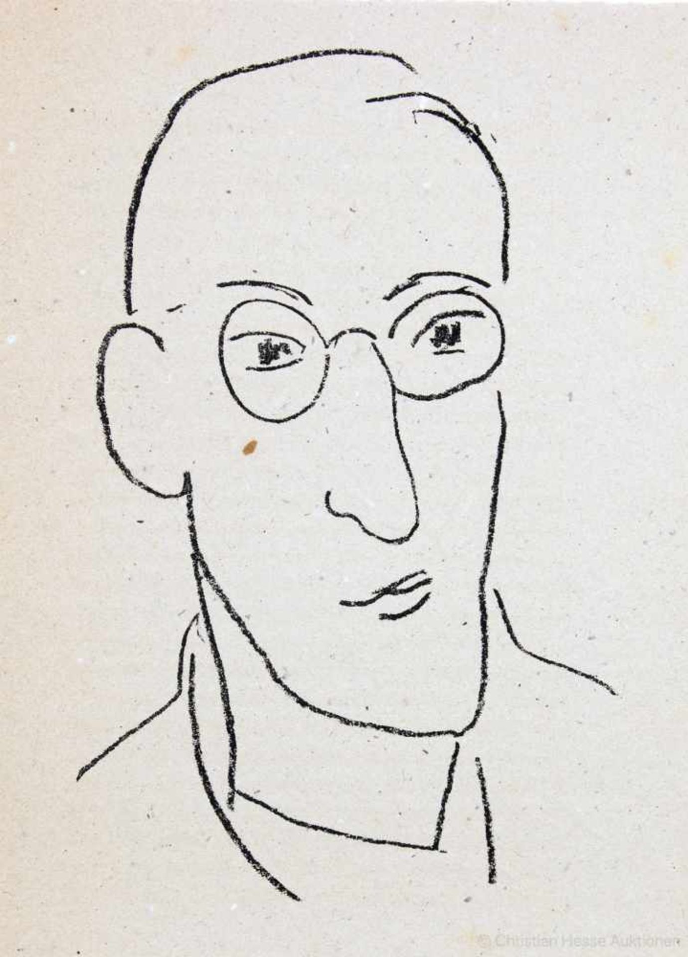 Henri Matisse - André Rouveyre. Repli. Gravures de Henri Matisse. Paris, Bélier 1947. Mit zwölf - Image 3 of 4