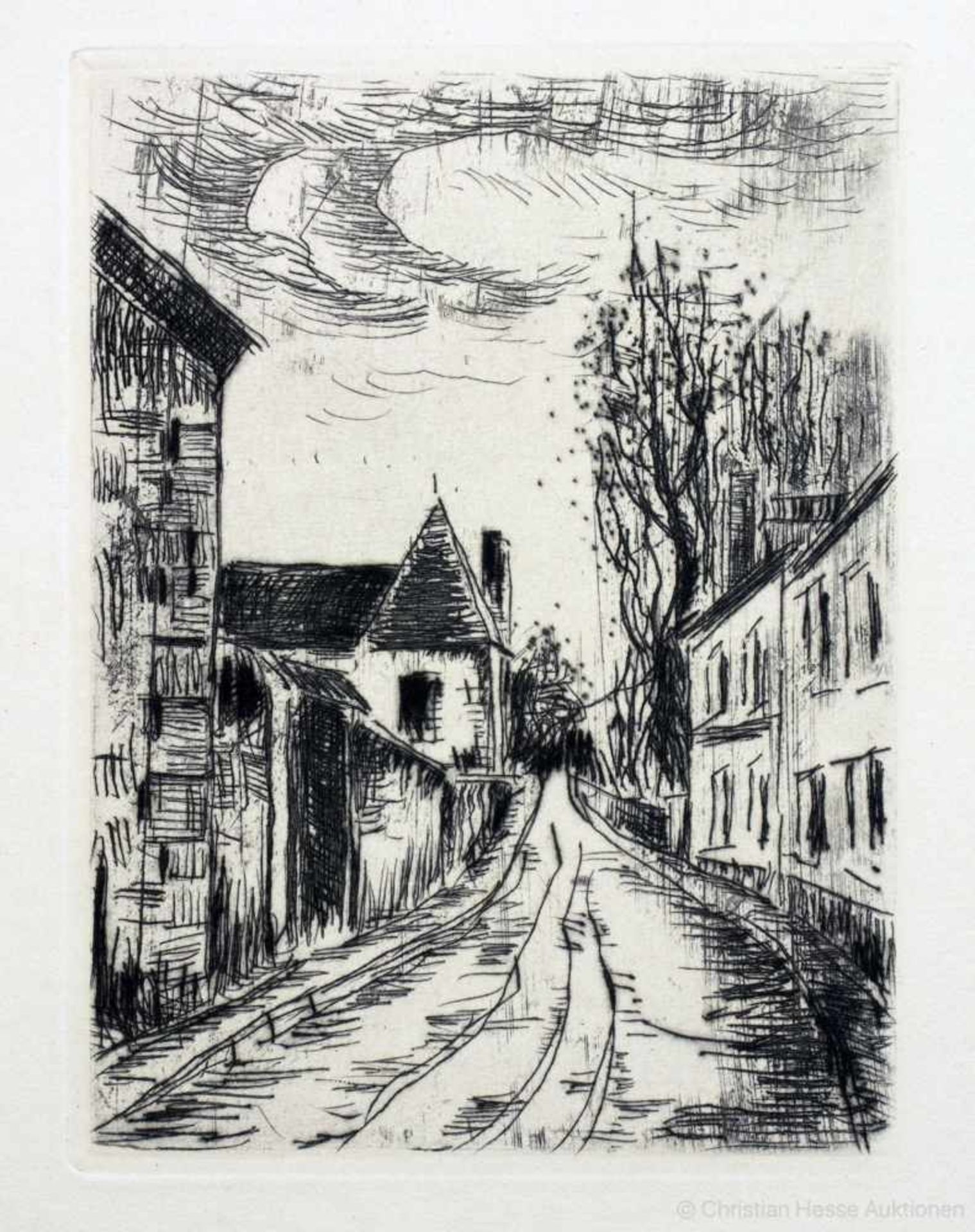 Maurice de Vlaminck - Georges Duhamel. Les hommes abandonnés. Illustré de lithographies par M. de - Image 2 of 5