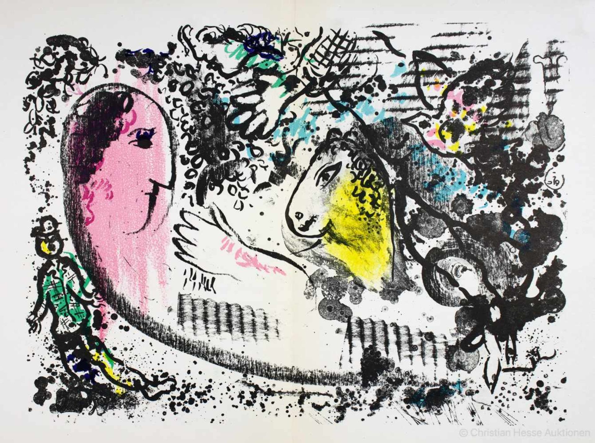 Marc Chagall. Zwei Hefte der Reihe »Derriere le miroir«. Paris, Maeght 1964 und 1969. Mit zusammen - Image 4 of 4