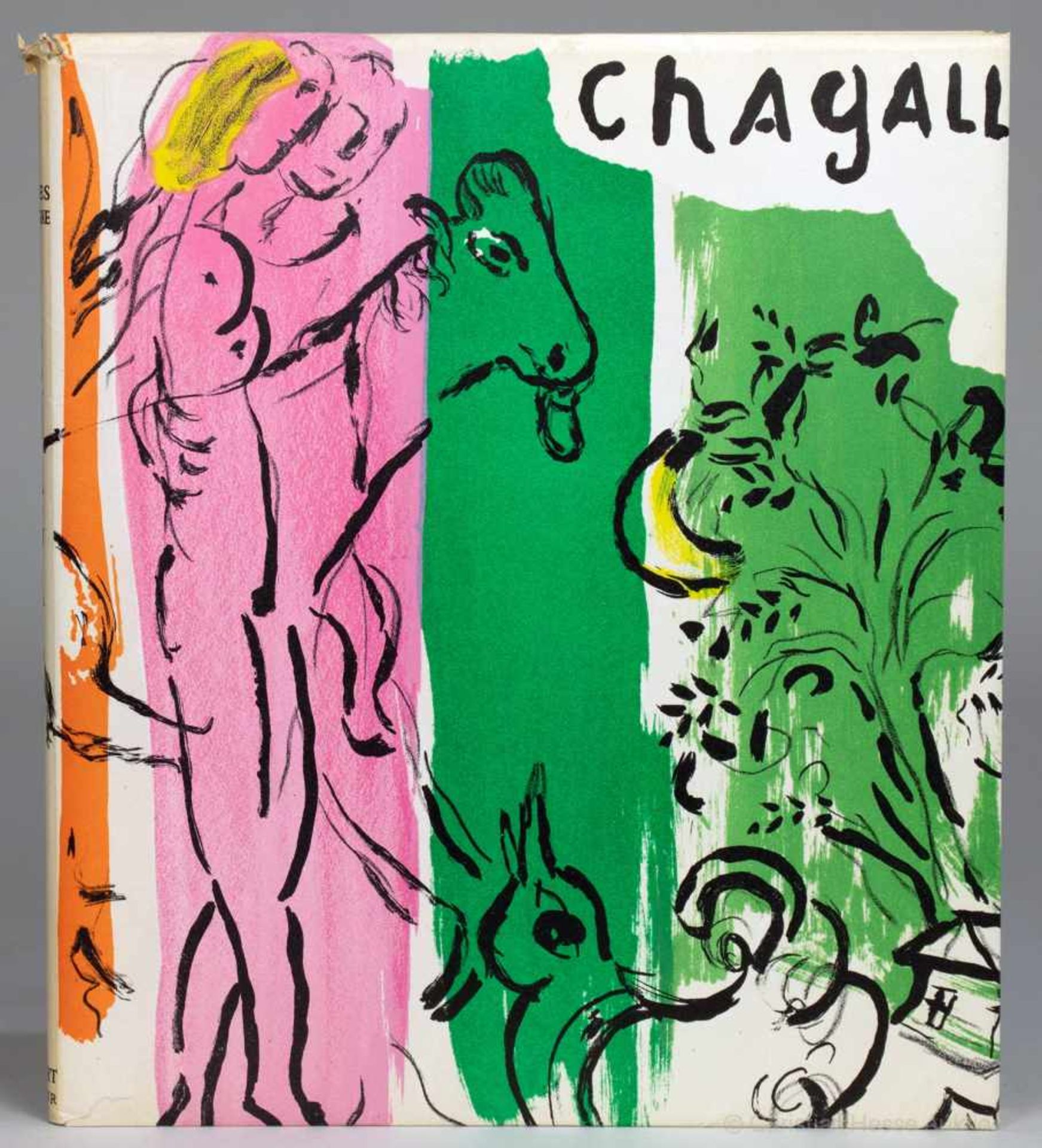 Marc Chagall - Jacques Lassaigne. Chagall. Paris, Maeght 1957. Mit 15 meist farbigen Lithographien