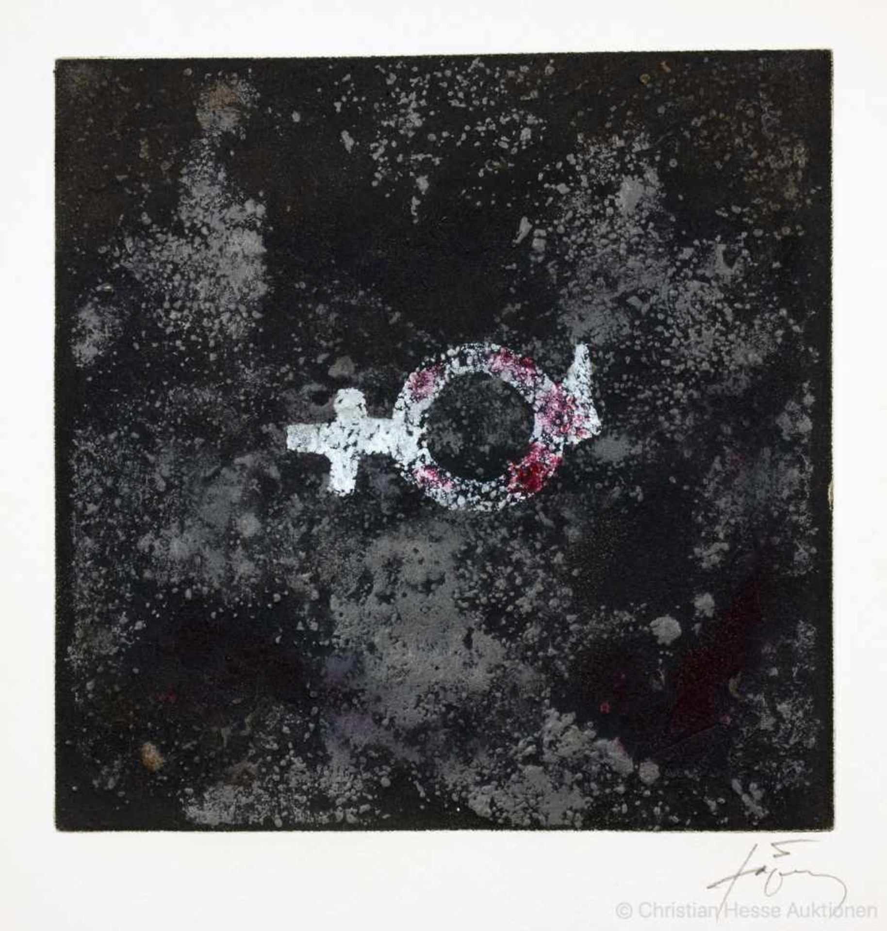 Antoni Tapies - José-Miguel Ullán. Anular. Paris, Éditions R.L.D. 1981. Mit fünf Radierungen, - Image 5 of 5