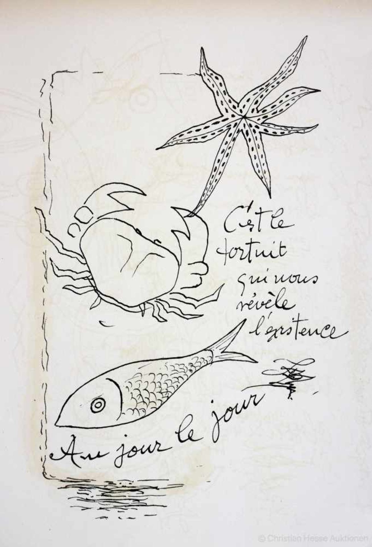 Georges Braque. Cahier 1916 - 1947. Paris, Maeght 1948. Mit zahlreichen lithographierten Tafeln - Image 2 of 4