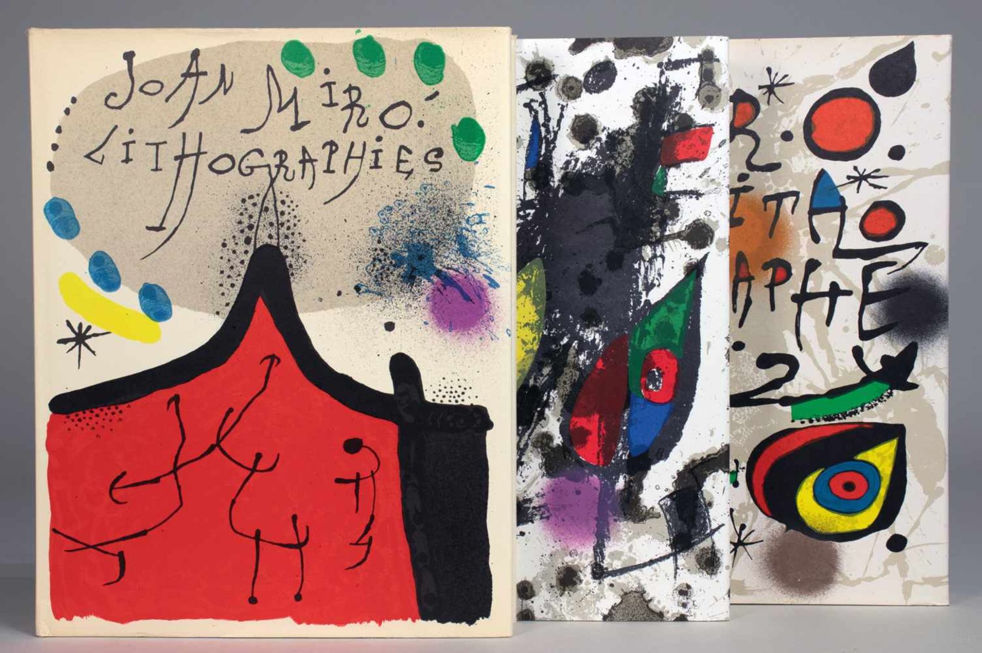 Fernand Mourlot. Joan Miró. Lithograph. Barcelona, New York und Genf 1972-1977. Mit 27 teils