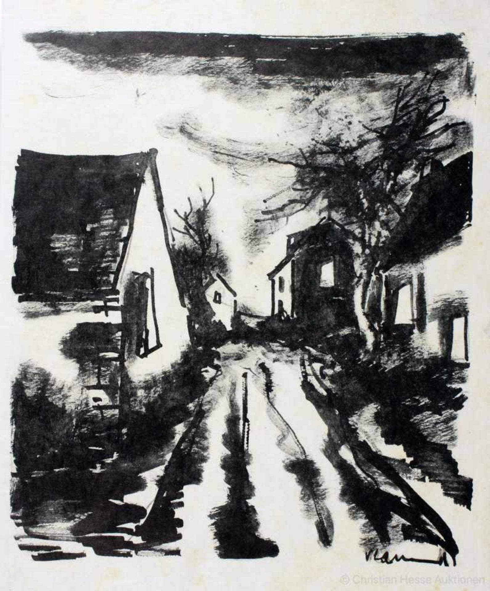 Marcel Sauvage. Vlaminck. Sa vie et son message. Genf, Pierre Cailler 1956. Mit zahlreichen - Image 2 of 3