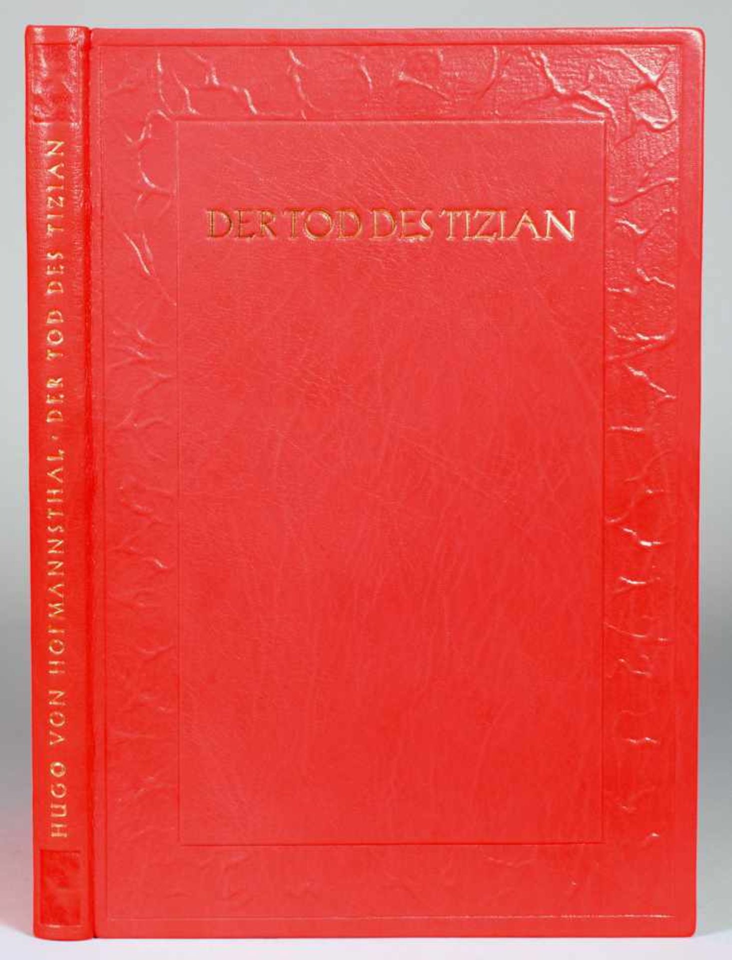 The Bear Press - Hugo von Hofmannsthal. Der Tod des Tizian. Bruchstück 1892. Radierungen von