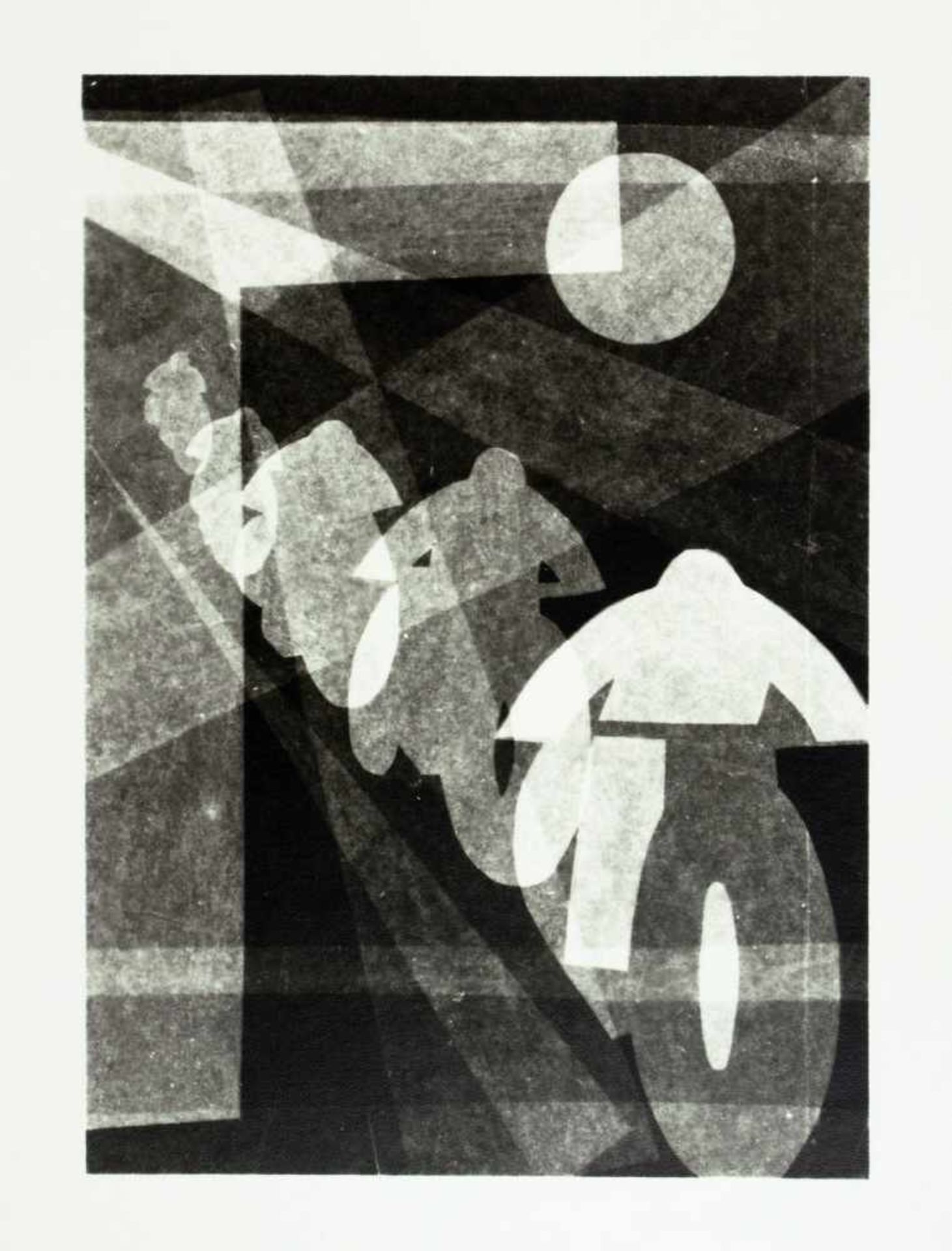 Oskar Nerlinger. Photogramme. Sechs Abzüge von Seidenpapiermontage. 1925-1928/1992. 29,8 : 23,4 - Bild 5 aus 6