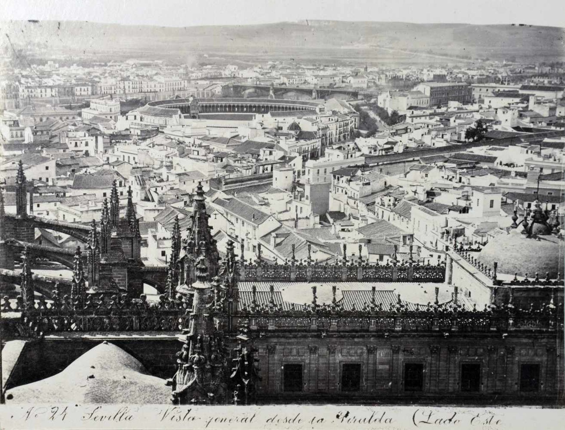 Landschaftsfotografie - Spanien. 1901. Zwei Fotoalben mit zusammen 107, meist großformatige, - Image 2 of 6