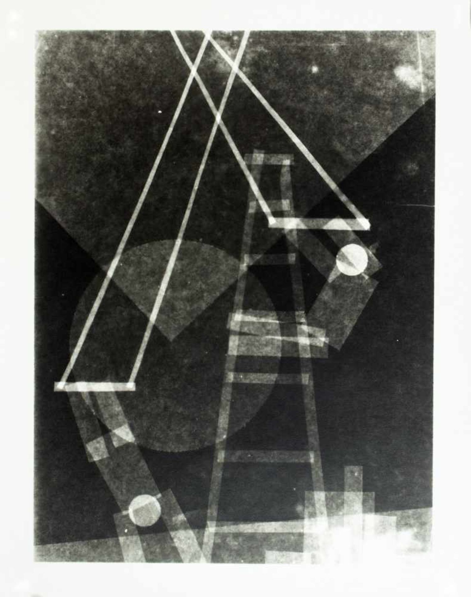 Oskar Nerlinger. Photogramme. Sechs Abzüge von Seidenpapiermontage. 1925-1928/1992. 29,8 : 23,4