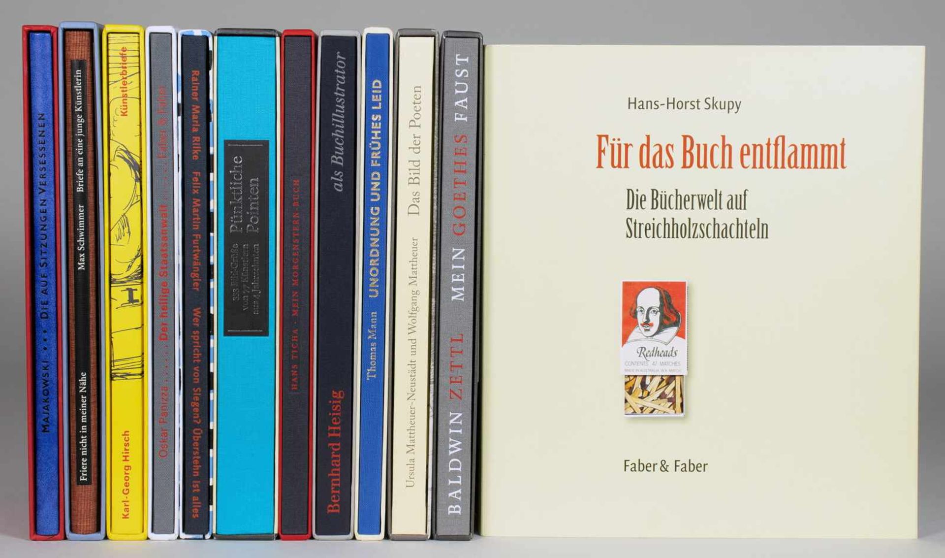 Faber & Faber - Leipziger Liebhaber-Drucke 1-12 [alles Erschienene]. Leipzig 1999-2010. Alle mit