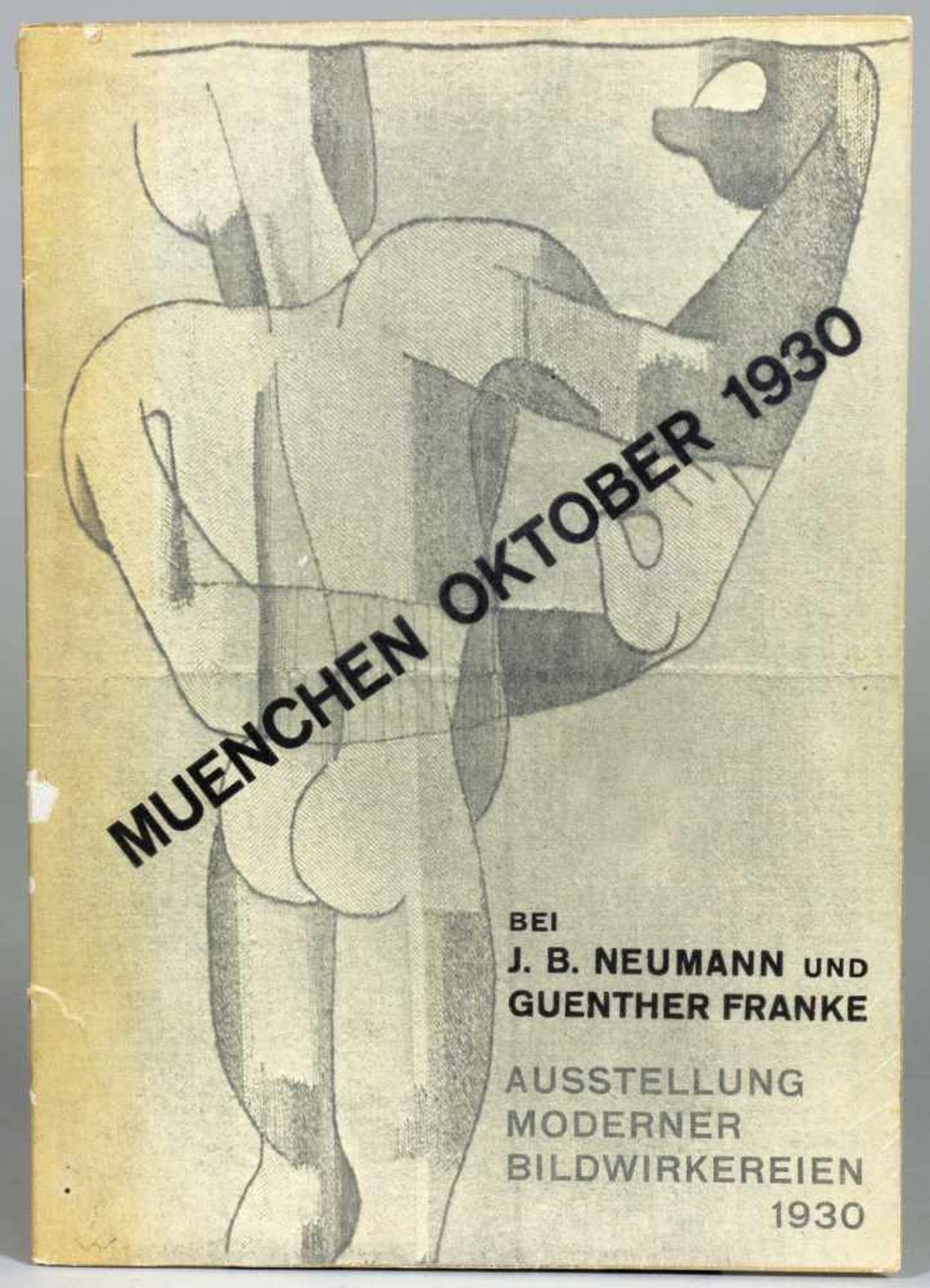 Ausstellung Moderner Bildwirkereien. bei J. B. Neumann und Guenther Franke. München Oktober 1930.