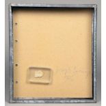 Joseph Beuys. Fingernagelabdruck aus gehärteter Butter. Multiple (Butter/Wachs in Plastikdose, auf