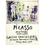 Pablo Picasso. Peintures 1955-1956. Farblithographie. 1957. 37 : 52 cm (73 : 54,2 cm). Eins von 1500