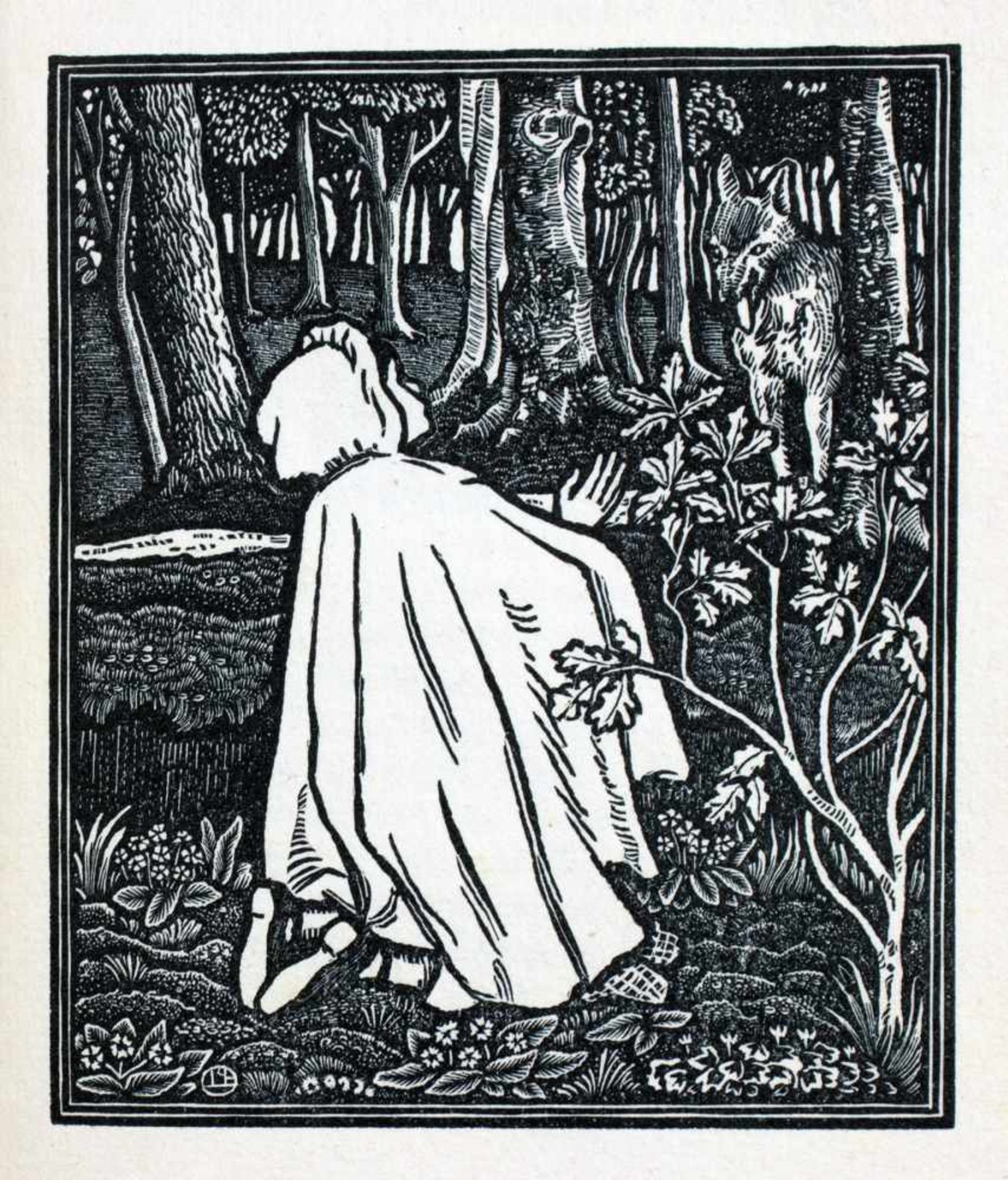 Eragny Press - Charles Perrault. Deux contes de ma mere loye. La belle au bois dormant & Le petit - Bild 3 aus 4