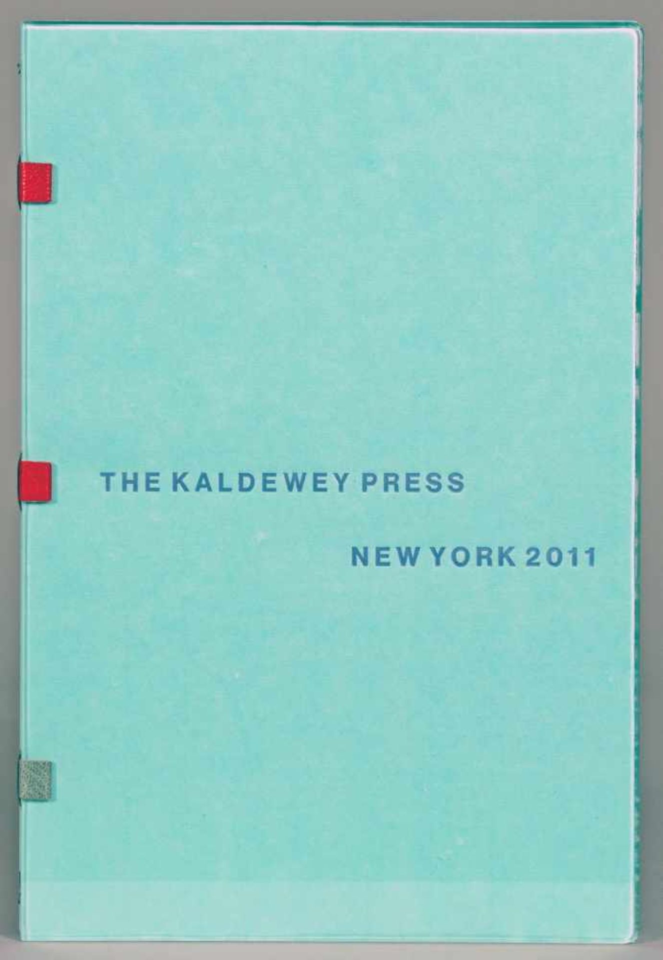 Kaldewey Press - Gunnar A. Kaldewey. At 75: Poestenkill, New York 2011. Originalacrylglaseinband (