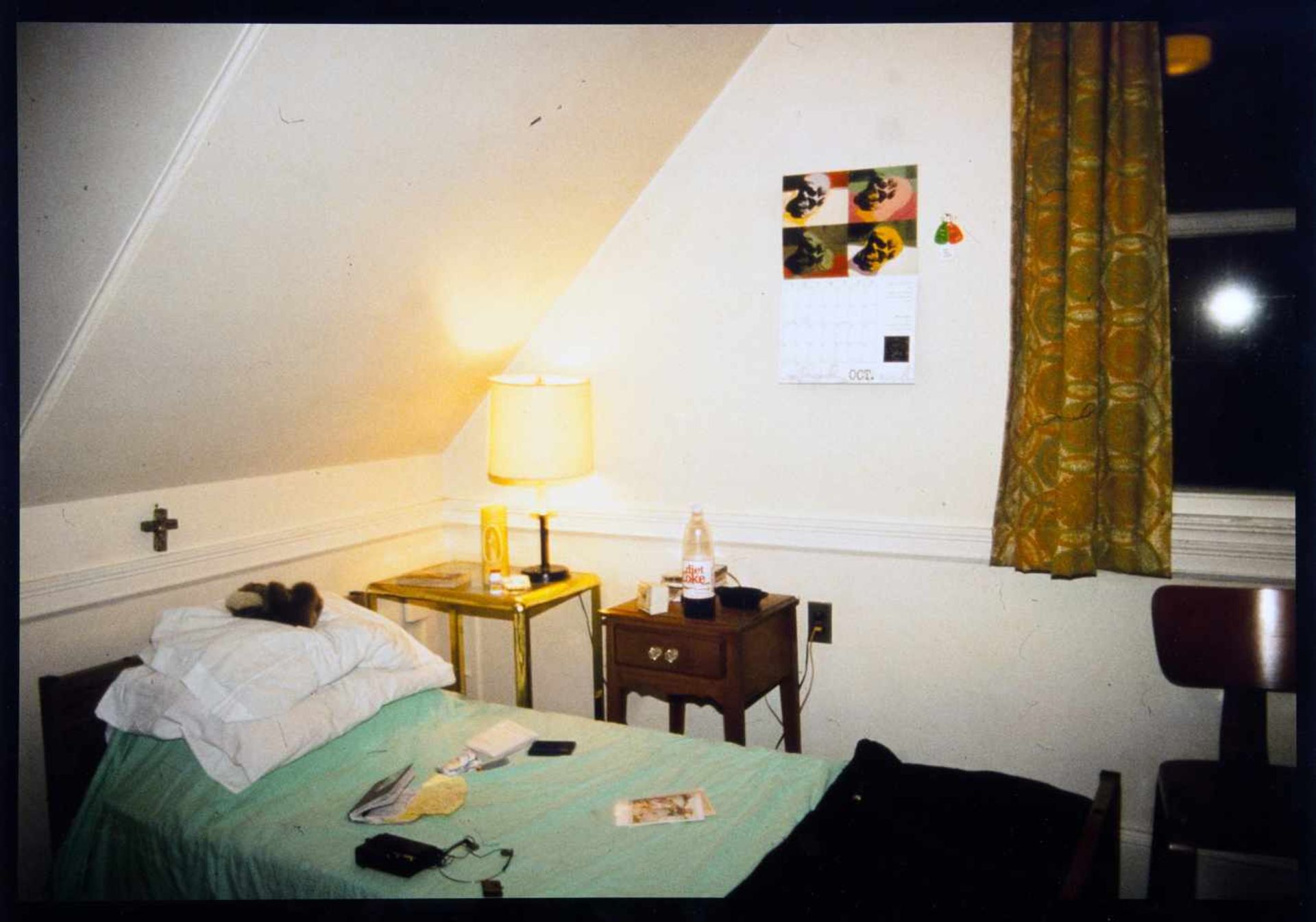 Nan Goldin. My room in halfway house, Belmont, MA. - Honeymoon suite, Nuremberger Eck, Berlin.