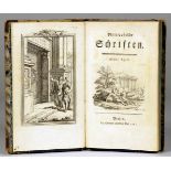 [Moses Mendelssohn]. Philosophische Schriften. Erster [und] Zweyter Theil. Berlin, Christian