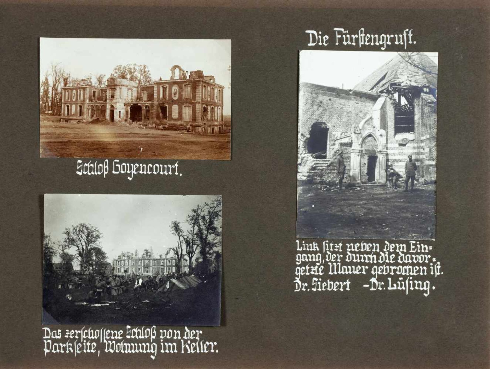 Karpathen-Weltkrieg 1914-1918. Fotoalbum mit 96 Originalfotografien (14 : 9 cm). - FL 14. 1917. - Bild 3 aus 5