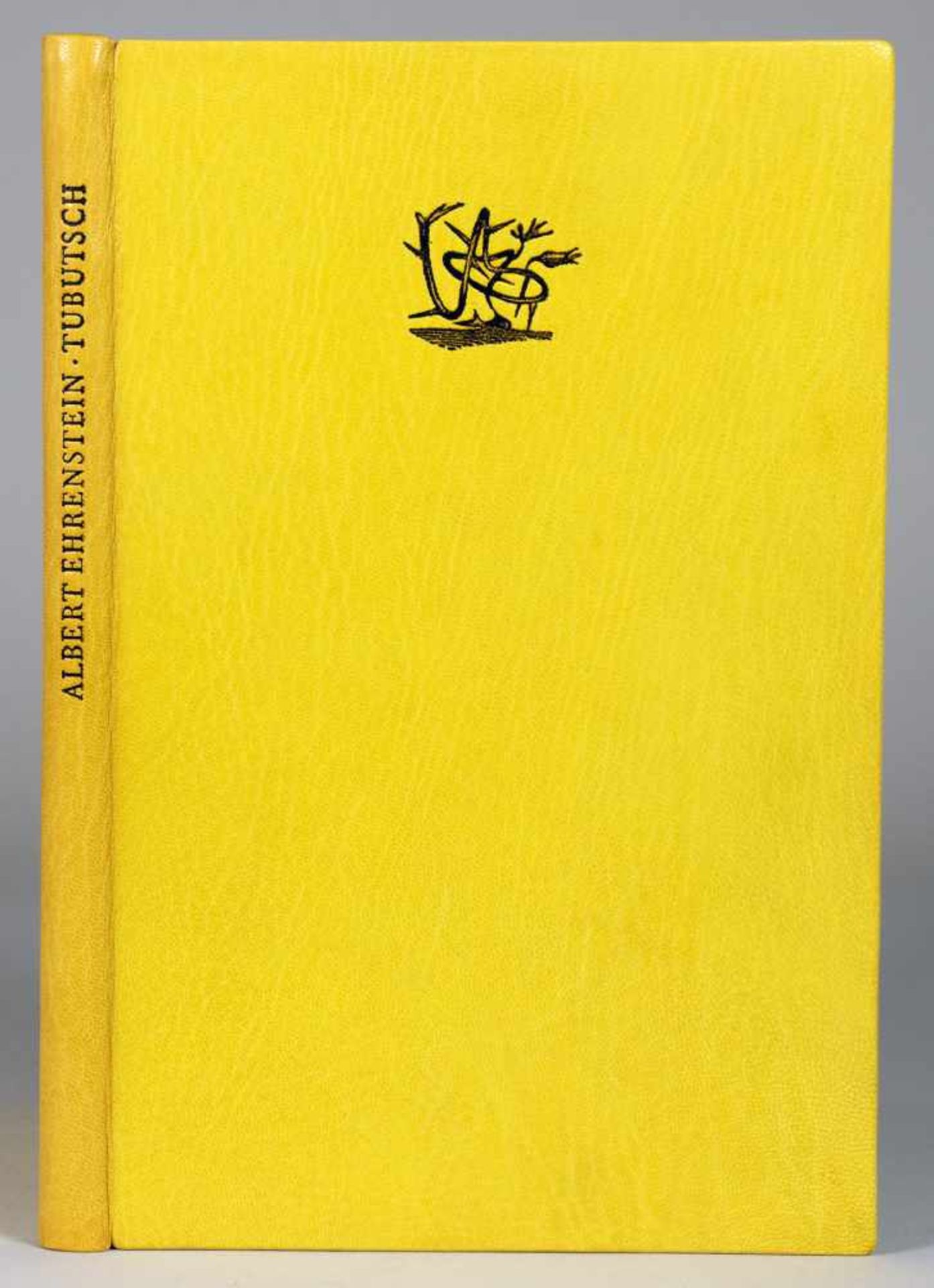 The Bear Press - Albert Ehrenstein. Tubutsch. Zweifarbige Acrylstiche von Karl-Georg Hirsch.