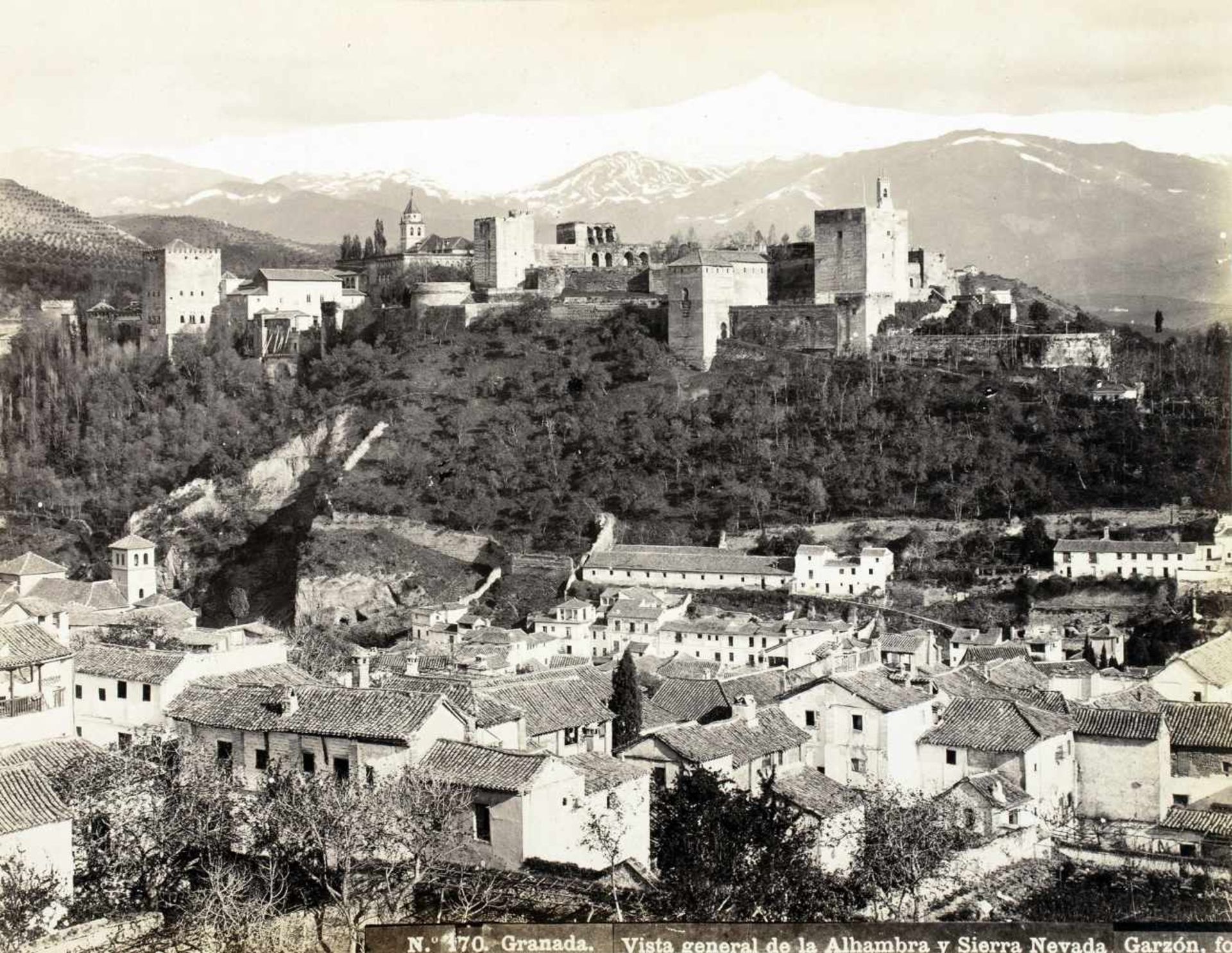 Landschaftsfotografie - Spanien. 1901. Zwei Fotoalben mit zusammen 107, meist großformatige, - Bild 6 aus 6