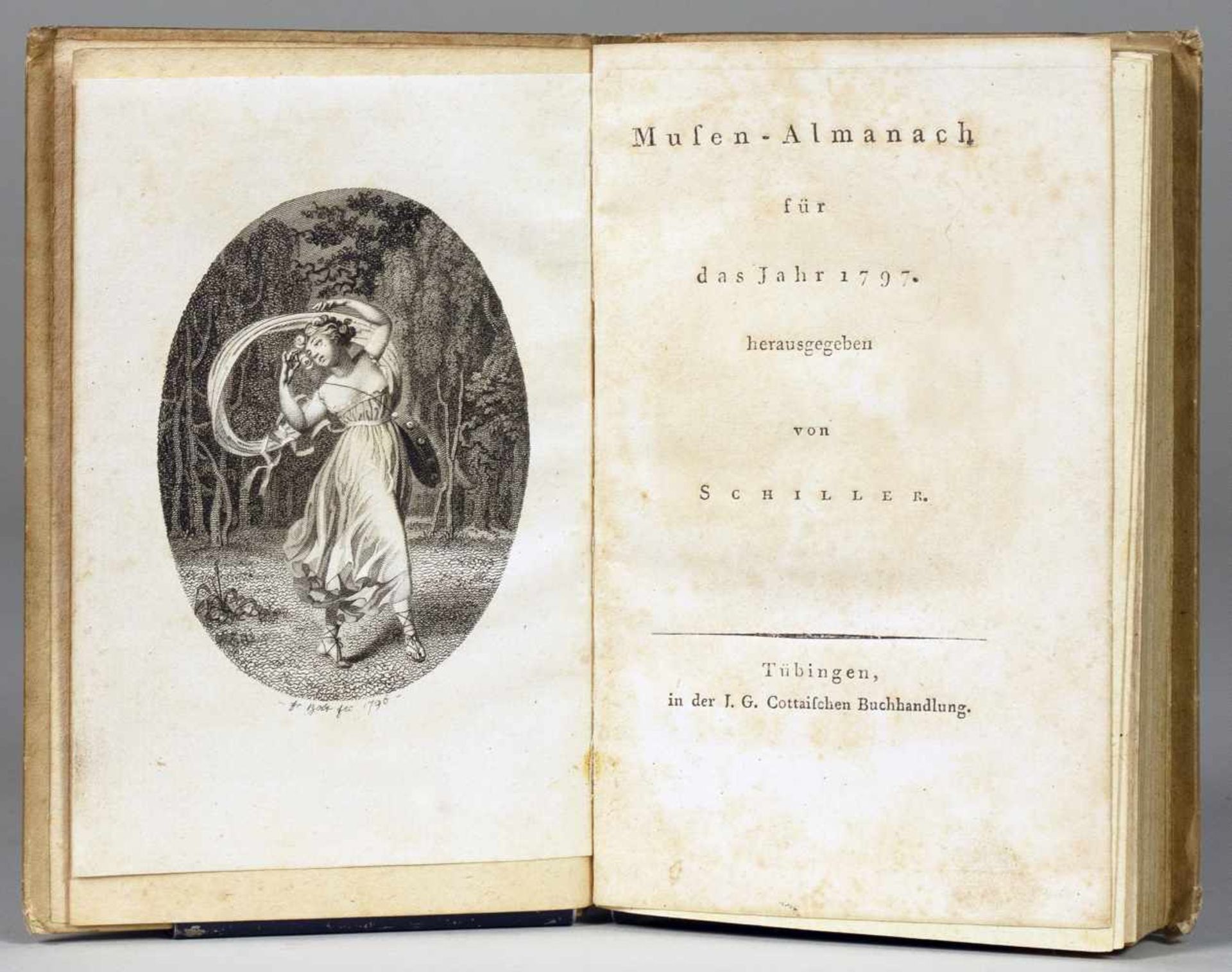 Schillers Xenienalmanach - Musen-Almanach für das Jahr 1797. Herausgegeben von Schiller. Tübingen,