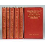 Insel Verlag - Immanuel Kant. Sämtliche Werke in sechs Bänden. Leipzig, Insel [1923-1939].