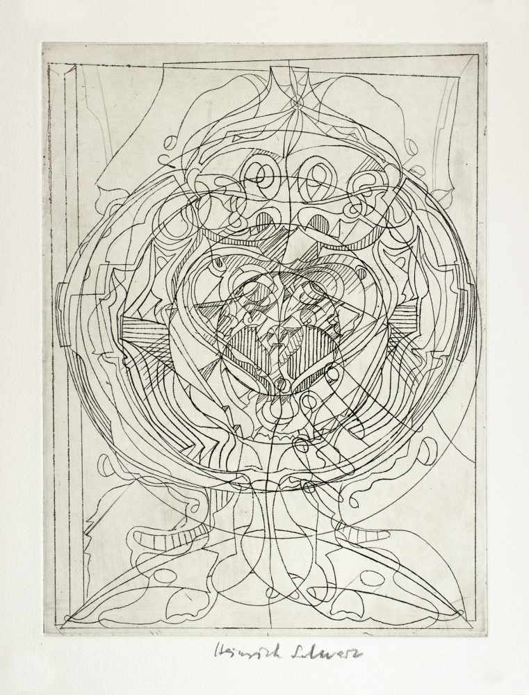 Dieter Roth. Komposition I - V. Fünf Kaltnadelradierungen. 1977. Ca. 30 : 22 cm (39 : 28 cm). - Image 2 of 4