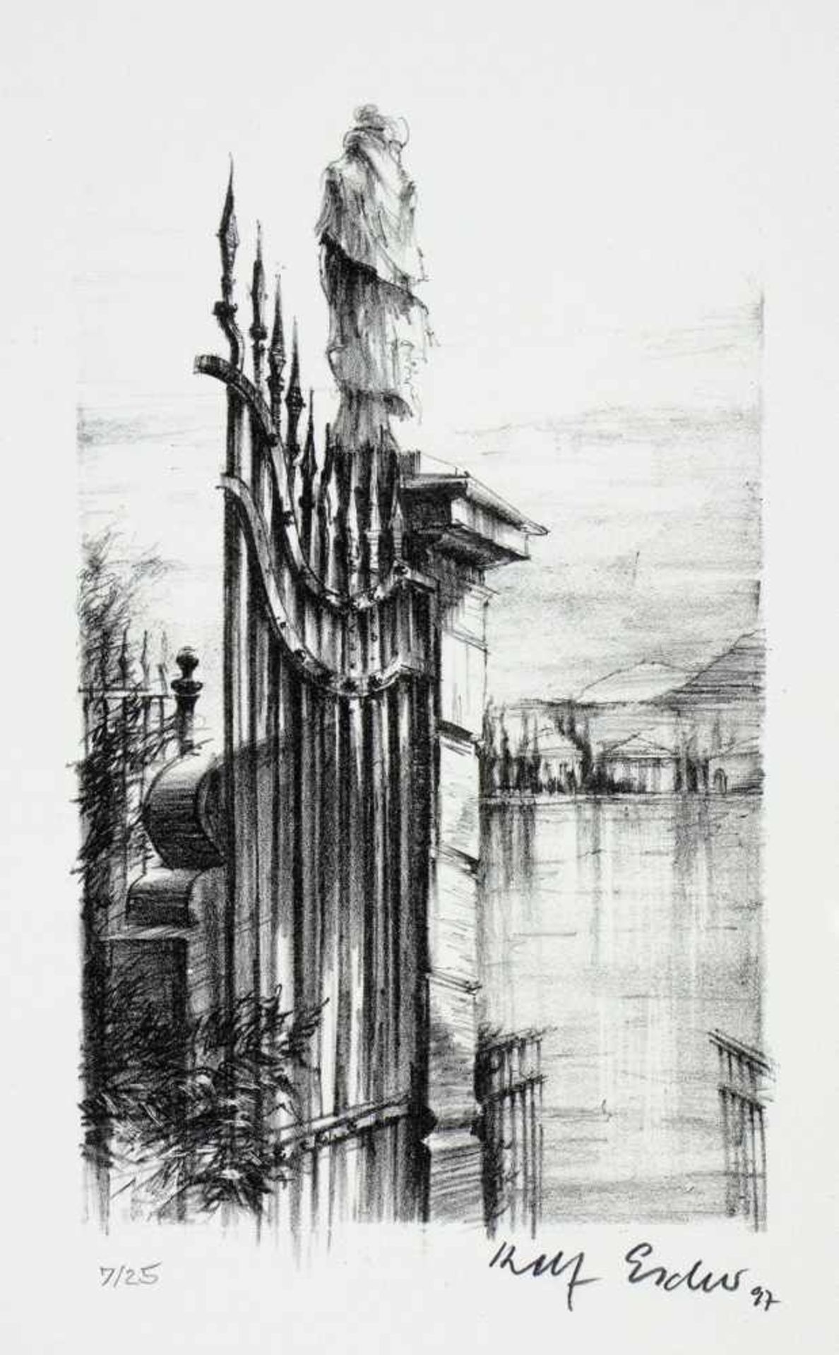 The Bear Press - William Beckford. Venedig. Lithographien von Rolf Escher. Bayreuth 1997. Mit 18 - Image 2 of 2