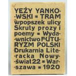 Jerzy Jankowski. Tram wpopszek ulicy. Skruty prozy i poemy (polnisch: Tram auf die andere