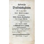 [Johann Georg Hamann]. Sokratische Denkwürdigkeiten für die lange Weile des Publicums