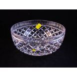 WATERFORD CUT GLASS SALAD BOWL NS