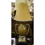 WROUGHT IRON STANDARD LAMP + TABLE LAMP