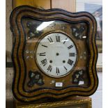 ANTIQUE INLAID WALL CLOCK