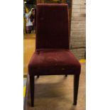 4 UPHOLSTERED DINING CHAIRS