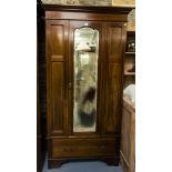 INLAID MIRROR DOOR WARDROBE + INLAID DRESSING TABLE