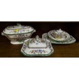 2 COPELAND SPODE TUREENS,