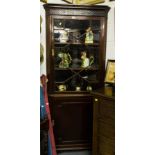 DIAMOND DOOR CORNER CABINET