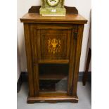 EDWARDIAN INLAID ROSEWOOD MUSIC CABINET