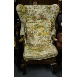 WING BACK ELBOW CHAIR