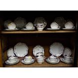 38 PIECE CHINA TEA SET "VENICE"