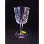 4 WATERFORD LISMORE PORT GLASSES