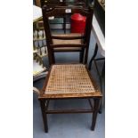 PAIR OF INLAID BEDROOM CHAIRS