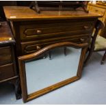 OAK 4 DRAWER CHEST OF DRAWERS