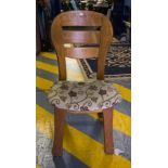 6 OAK KITCHEN CHAIRS - AF