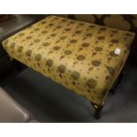 LARGE UPHOLSTERED STOOL