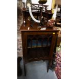 INLAID MAHOGANY DISPLAY CABINET