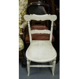 5 ANTIQUE MAHOGANY DINING CHAIRS