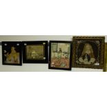 COLLECTION OF FRAMED TAPESTRIES + NEEDLEWORK PICTURES