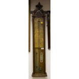 ADMIRAL FITZROY OAK CASE BAROMETER WITH ARCH TOP