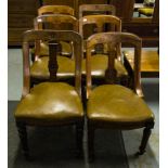 4 + 2 EDWARDIAN DINING CHAIRS