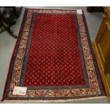 PERSIAN RED GROUND RUG